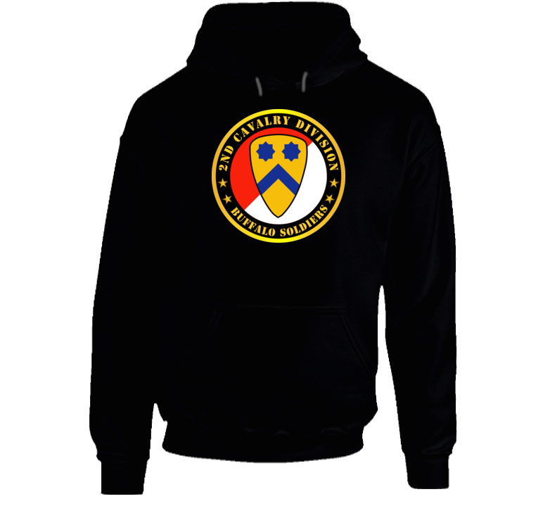 2nd Cavalry Division - Buffalo Soldiers Hoodie