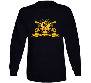 1st Cavalry Regiment w Br - Ribbon Long Sleeve