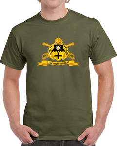 5th Cavalry Regiment W Br - Ribbon Classic T Shirt