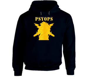 Army - Psyops W Branch Insignia - Line X 300 Hoodie