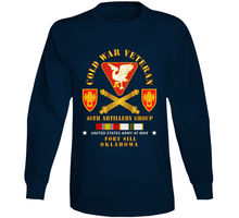 Load image into Gallery viewer, Army - Cold War Vet - 46th Artillery Group - Fort Sill, Ok W Cold Svc Long Sleeve
