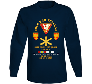 Cold War Vet - 46th Artillery Group - Fort Sill, OK - Missle Branch w COLD SVC Long Sleeve