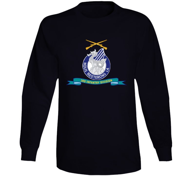 3rd Infantry Division - W Br - Ribbon Long Sleeve