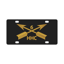 Load image into Gallery viewer, SOF - HHC - 6th SFG Branch wo Txt Classic License Plate
