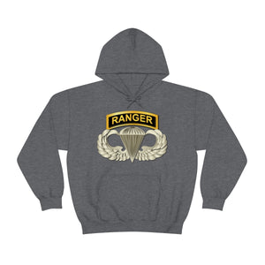 Unisex Heavy Blend Hooded Sweatshirt - SOF - Airborne Badge - Ranger Tab