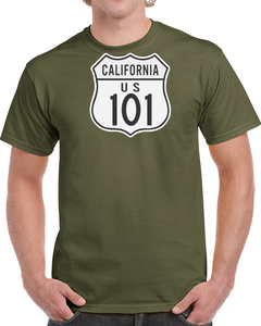 Signs - California Highway 101 Wo Txt Classic T Shirt