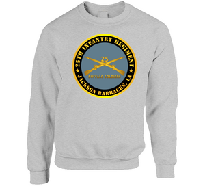 Army - 25th Infantry Regiment - Jackson Barracks, LA - Buffalo Soldiers w Inf Branch Classic T Shirt & Crewneck Sweatshirt