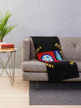 Load image into Gallery viewer, Army - 82nd Airborne Division - SSI - Ver 2 Throw Blanket
