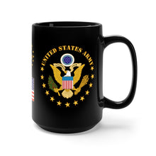Load image into Gallery viewer, Black Mug 15oz - Army - First Sergeant - 1SG
