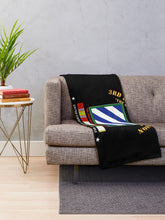 Load image into Gallery viewer, Army - 3rd ID - Germany w Cold War SVC Throw Blanket
