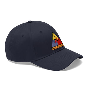 Twill Hat - 1st Armored - Old Ironsides without Text - Embroidery