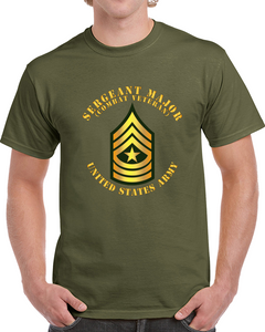 Army - Sergeant Major - Sgm - Combat Veteran Classic T Shirt