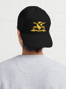 Baseball Cap - Army - 1st Cavalry Division w Br - Ribbon - Film to Garment (FTG)