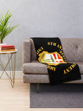 Load image into Gallery viewer, Army - 6th Infantry Regiment - Regulars Throw Blanket
