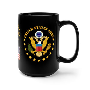 Black Mug 15oz - Army - Master Sergeant - MSG wo Txt