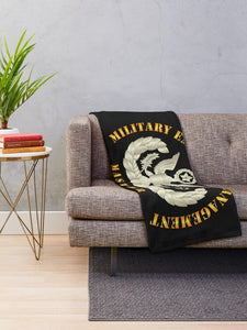 ARNG - Military Emergency Management Specialist - Master - Gold Throw Blanket