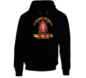 USMC - 1st Bn, 8th Marines - Beirut barracks bombing w SVC Classic T Shirt, Long Sleeve, Hoodie and Sweatshirt