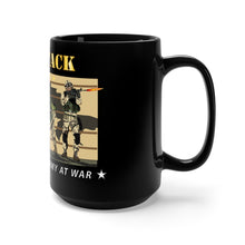 Load image into Gallery viewer, Black Mug 15oz - Army - The Stack - Breaching - CQB Entry - Iraq War Vet
