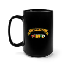 Load image into Gallery viewer, Black Mug 15oz - Army - 41st Scout Dog Platoon wo Txt w VN SVC
