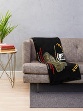 Load image into Gallery viewer, Army - 761st Tank Battalion - Black Panthers - w Tank WWII EU SVC Throw Blanket
