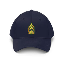 Load image into Gallery viewer, Twill Hat - Army - First Sergeant - 1SG wo Txt - Embroidery
