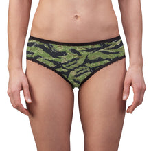 Load image into Gallery viewer, Women&#39;s Briefs - Military Tiger Stripe Camouflage
