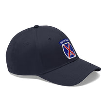 Load image into Gallery viewer, Twill Hat - Army - 10th Mountain Division without Text - Embroidery
