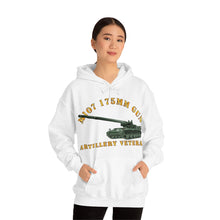 Load image into Gallery viewer, Unisex Heavy Blend™ Hooded Sweatshirt - Army - M107 - 175mm Gun - Artillery Veteran
