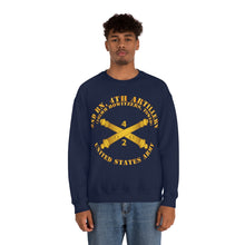 Load image into Gallery viewer, Unisex Heavy Blend Crewneck Sweatshirt - Army - 2nd Bn 4th Field Artillery Regt - 105mm w Arty Br
