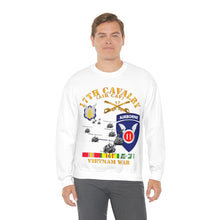 Load image into Gallery viewer, Unisex Heavy Blend Crewneck Sweatshirt - Army - 17th Cavalry (Air CAv) - 11th Airborne Division w SVC
