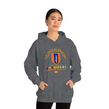 Load image into Gallery viewer, Unisex Heavy Blend™ Hooded Sweatshirt - Army - 1st Signal Bde SSI w VN SVC
