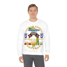 Load image into Gallery viewer, Unisex Heavy Blend Crewneck Sweatshirt - Army - Vietnam Combat Vet - N Co 75th Infantry (Ranger) - 173rd Airborne Bde SSI
