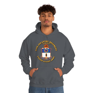 Unisex Heavy Blend Hooded Sweatshirt - Army - 21st Infantry Regt - Gimlet