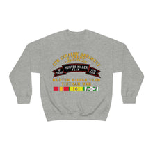 Load image into Gallery viewer, Unisex Heavy Blend Crewneck Sweatshirt - Army - F Troop, 4th Cavalry, Hunter Killer Team, Vietnam War with Vietnam Service Ribbons
