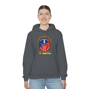 Unisex Heavy Blend™ Hooded Sweatshirt - Army - Casper Aviation Platoon - Vietnam Veteran - w Txt