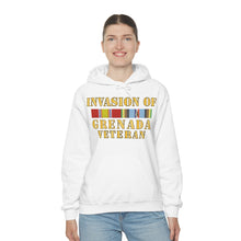 Load image into Gallery viewer, Unisex Heavy Blend™ Hooded Sweatshirt - Army - Grenada Invasion Veteran w EXP SVC
