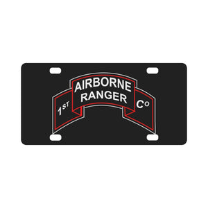 SOF - 1st Ranger Co wo Txt Classic License Plate