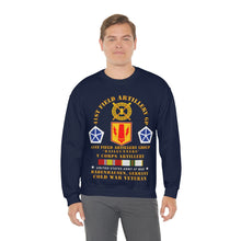 Load image into Gallery viewer, Unisex Heavy Blend Crewneck Sweatshirt - Army - 41st FA Group - Babenhausen, Germany w COLD SVC
