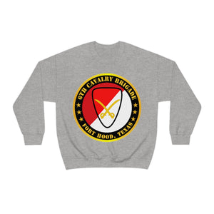 Unisex Heavy Blend Crewneck Sweatshirt - Army - 6th Cavalry Brigade Fort Hood, Texas