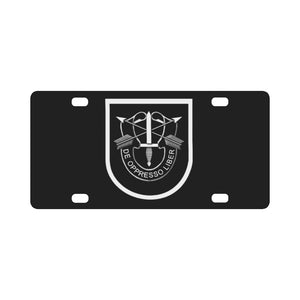 SOF - 5th SFG Flash wo Txt V1 Classic License Plate