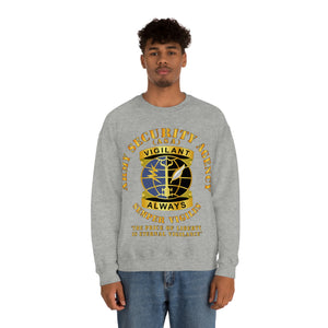 Unisex Heavy Blend Crewneck Sweatshirt - Army Security Agency - DUI - Always Vigilante