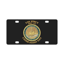 Load image into Gallery viewer, Navy - USS Stout (DDG-55) X 300 Classic License Plate
