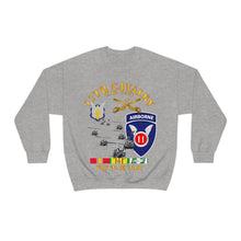 Load image into Gallery viewer, Unisex Heavy Blend Crewneck Sweatshirt - Army - 17th Cavalry (Air CAv) - 11th Airborne Division w SVC
