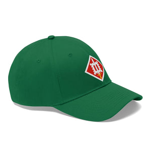 Twill Hat - Army - 18th Engineer Brigade  - Vietnam War wo Txt - Hat - Direct to Garment (DTG) - Printed