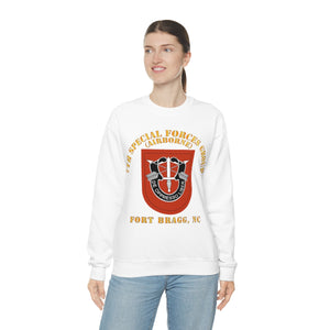 Unisex Heavy Blend Crewneck Sweatshirt -  Army - 7th Special Forces Group W Flash - Fbnc