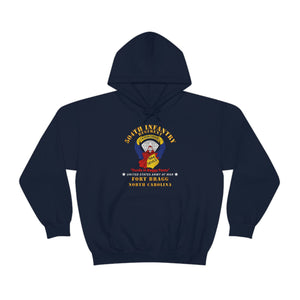 Unisex Heavy Blend Hooded Sweatshirt - Army - 504th Infantry Regiment - Devils - FBNC X 300