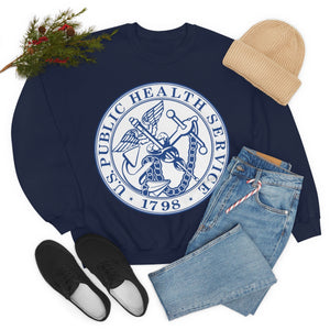 Unisex Heavy Blend Crewneck Sweatshirt -  USPHS - United States Public Health Service Seal