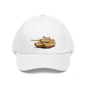 Twill Hat - Army - Main Battle Tank - M1A1 - Hat - Direct to Garment (DTG) - Printed