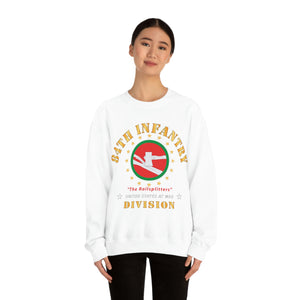 Unisex Heavy Blend Crewneck Sweatshirt - Army - 84th Infantry Division - The Railsplitters wo DS X 300