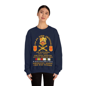 Unisex Heavy Blend Crewneck Sweatshirt - Army - 2nd Bn 83rd Artillery - 41st FA Gp - Babenhausen Germany w COLD SVC